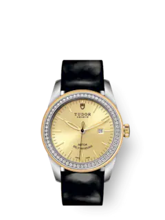 Tudor Replica Watch Glamour Date, Stainless Steel and 18k Yellow Gold with Diamond-set, 31mm, M53023-0044