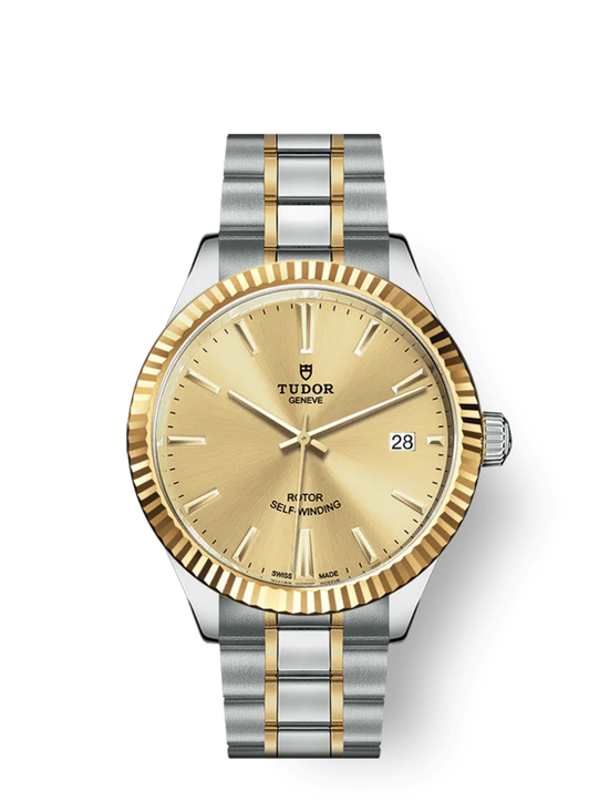Tudor Replica Watch Style, Stainless Steel and Yellow Gold, 38mm, M12513-0001